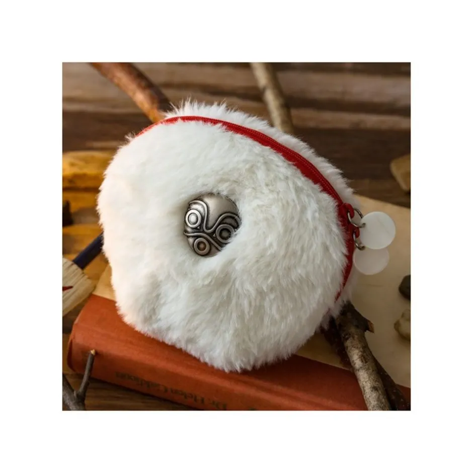 Maison Ghibli Accessories-Fur Pouch San'S Mask - Princess Mononoke