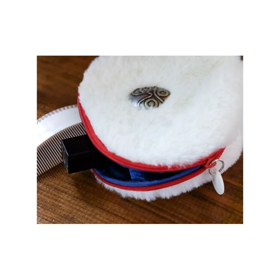 Maison Ghibli Accessories-Fur Pouch San'S Mask - Princess Mononoke