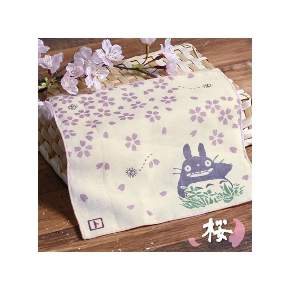Maison Ghibli Outfits-Gauze Handkerchief Cherry Blossom - My Neighbour Totoro