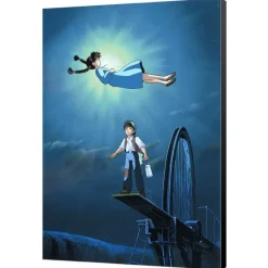 Maison Ghibli Wall Decoration-Ghibli - Castle In The Sky - 35X50Cm Wood Panel