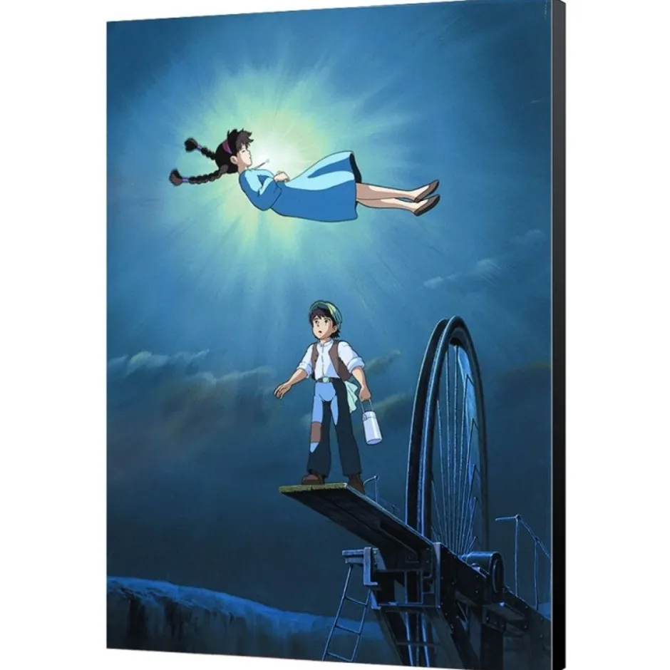 Maison Ghibli Wall Decoration-Ghibli - Castle In The Sky - 35X50Cm Wood Panel