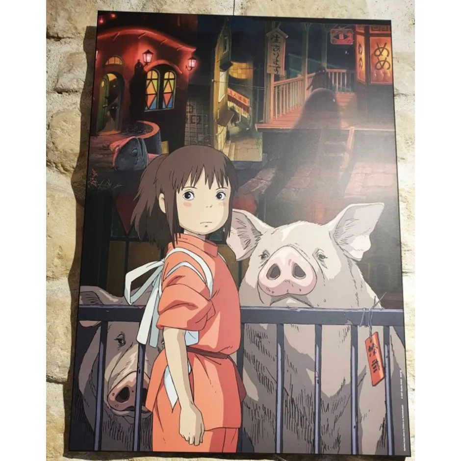 Maison Ghibli Wall Decoration-Ghibli - Spirited Away - 35X50Cm Wood Panel