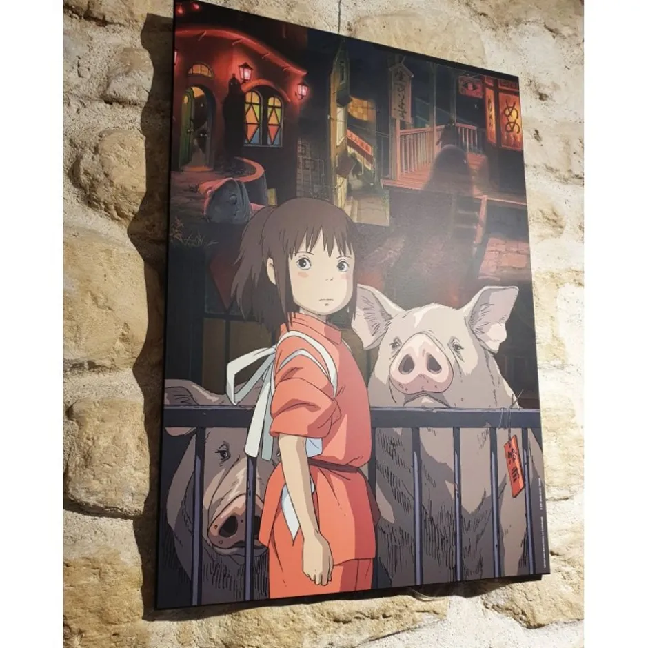 Maison Ghibli Wall Decoration-Ghibli - Spirited Away - 35X50Cm Wood Panel