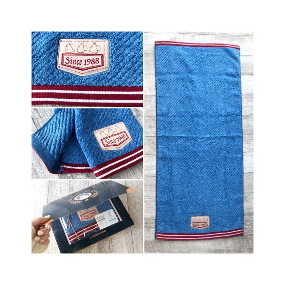 Maison Ghibli Household Linen-Gift Box 3 Towels Denim Stitching - My Neighbor Totoro