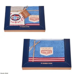 Maison Ghibli Household Linen-Gift Box 3 Towels Denim Stitching - My Neighbor Totoro