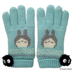Maison Ghibli Outfits-Gloves Totoro Blue Winter-My Neighbor Totoro