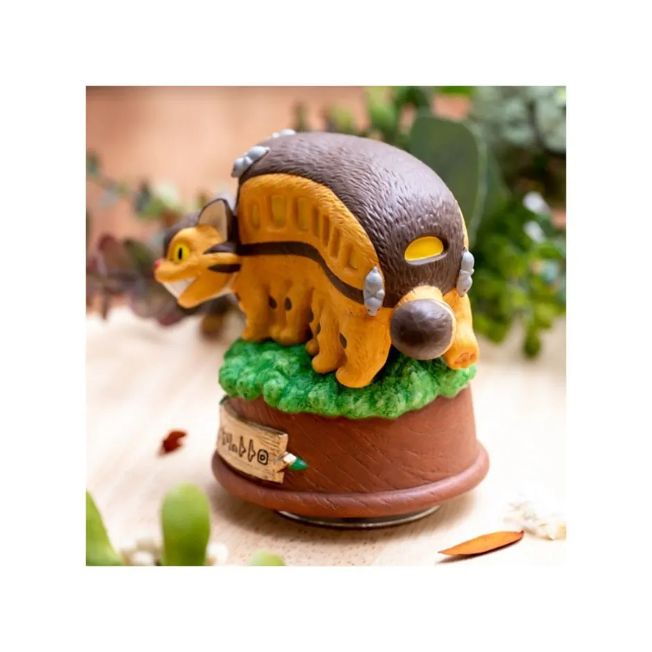 Maison Ghibli Music Boxes-Great Musical Statue Catbus On Tree - My Neighbor Tororo