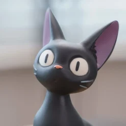 Maison Ghibli Music Boxes-Great Musical Statue Jiji And Radio - Kiki'S Delivery Service