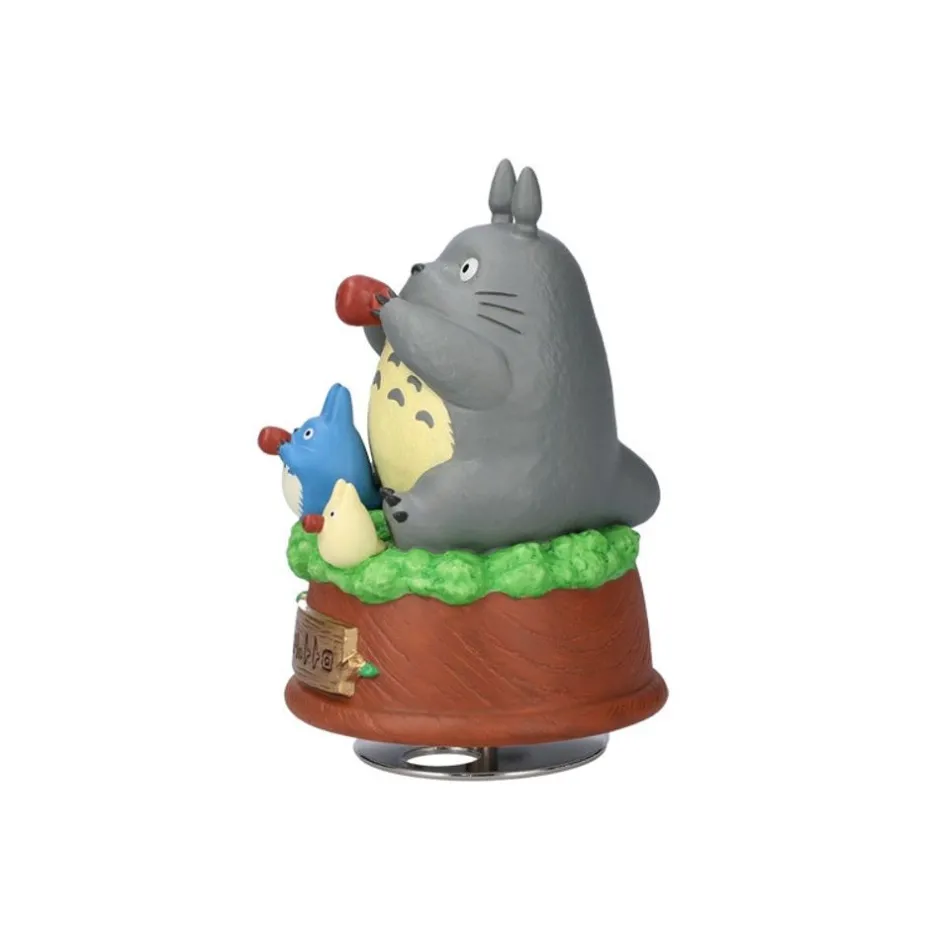 Maison Ghibli Music Boxes-Great Musical Statue Totoro Blows The Ocarina - My Neighbor Tororo