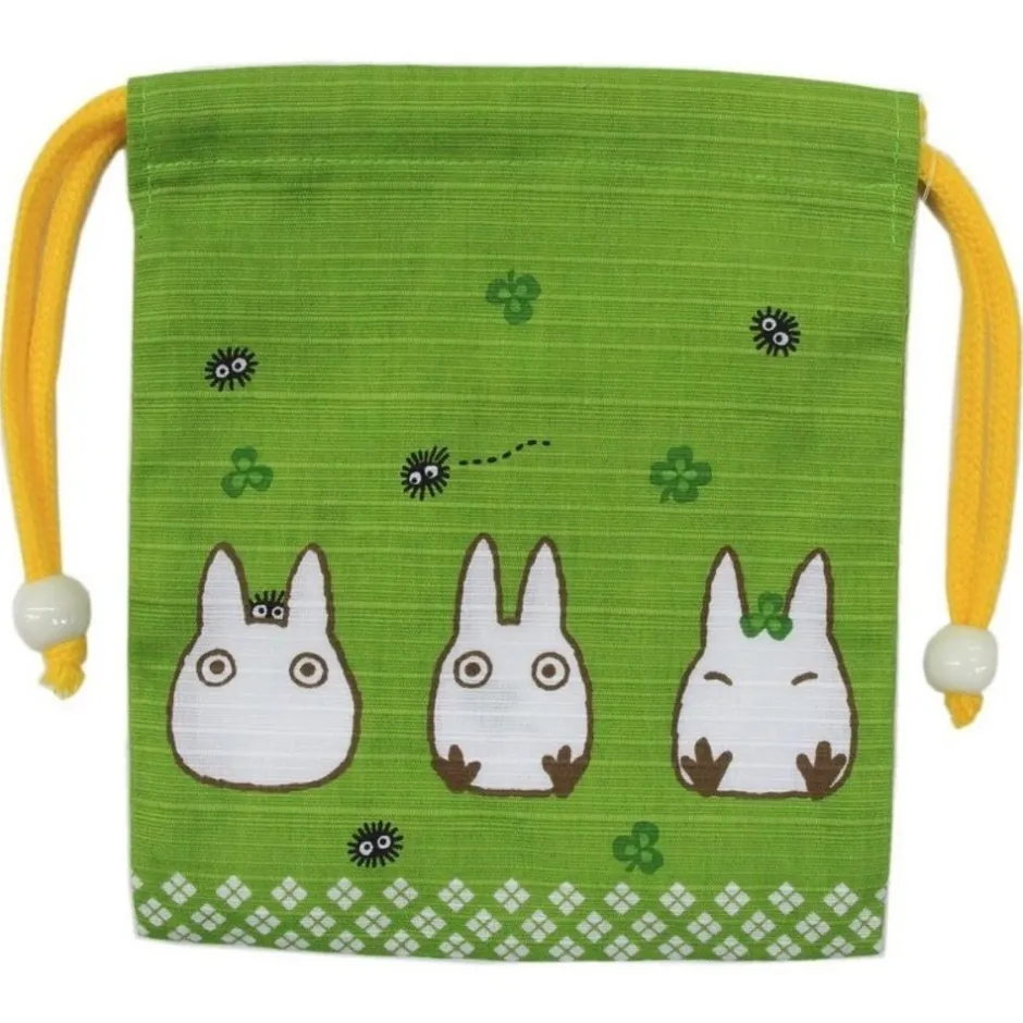 Maison Ghibli Bags-Green Cloth Bag Small Totoro - My Neighbor Totoro