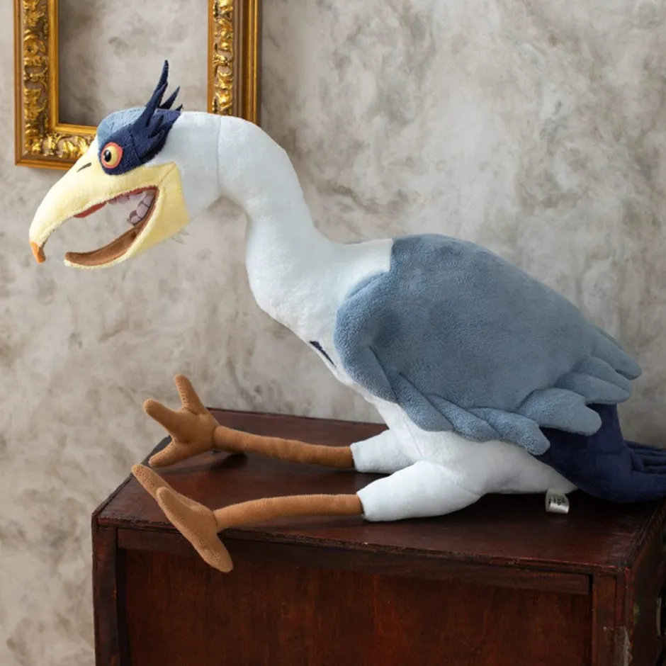 Maison Ghibli Classic Plush-Grey Heron Plush - The Boy And The Heron