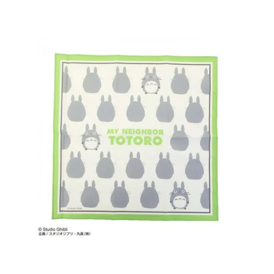 Maison Ghibli Outfits-Handkerchief Big Totoro Silhouette 43 X 43 Cm - My Neighbor Totoro