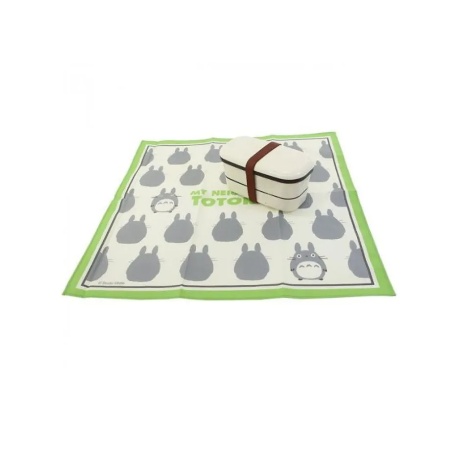 Maison Ghibli Outfits-Handkerchief Big Totoro Silhouette 43 X 43 Cm - My Neighbor Totoro