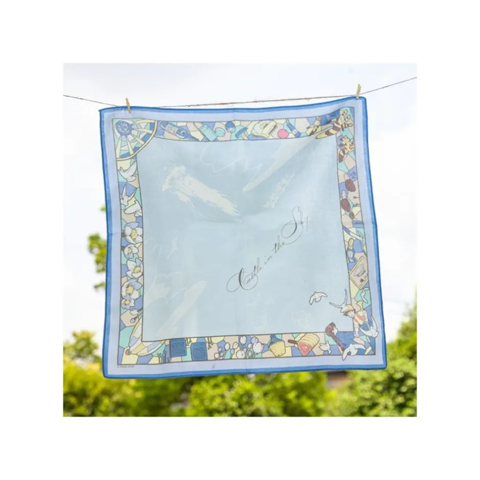 Maison Ghibli Outfits-Handkerchiefs Blue Wind Path - Castle In The Sky