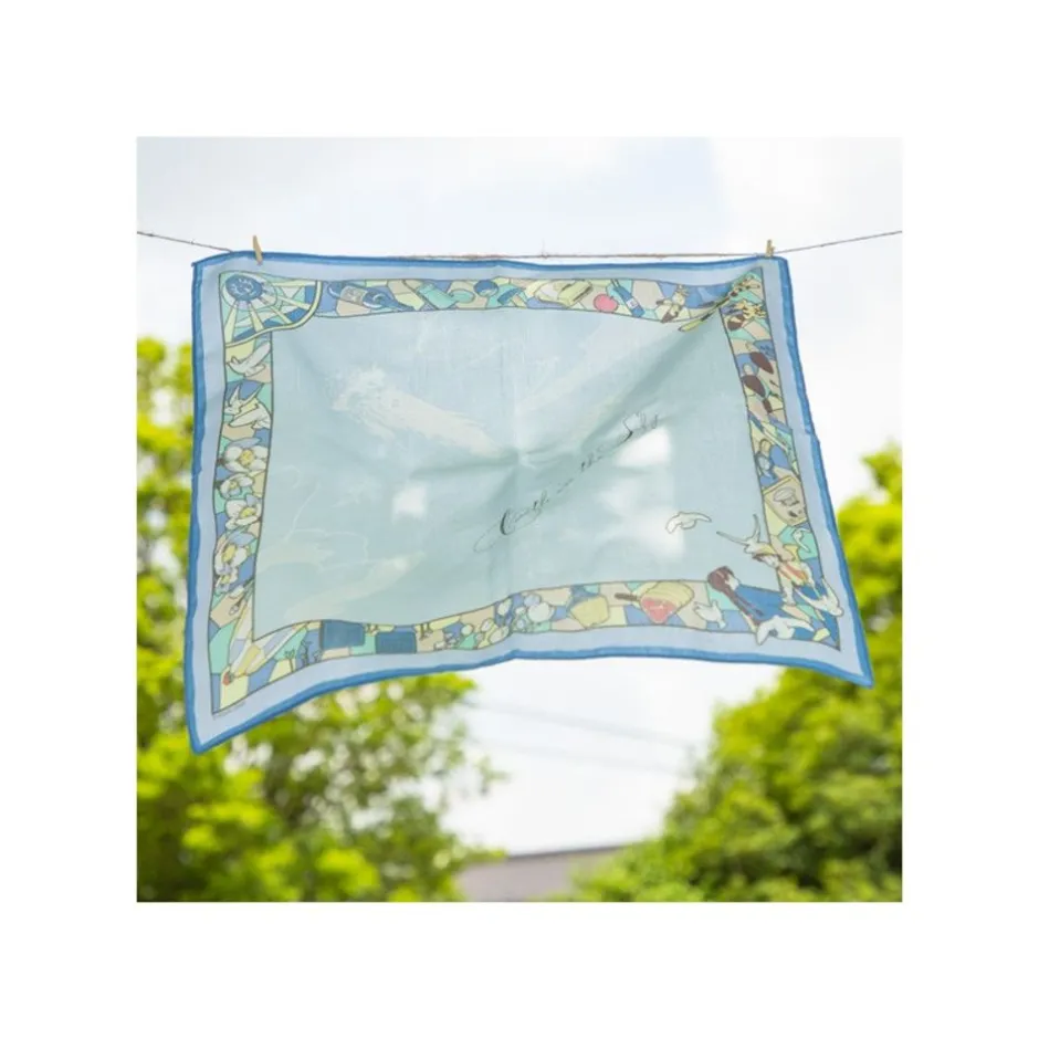 Maison Ghibli Outfits-Handkerchiefs Blue Wind Path - Castle In The Sky
