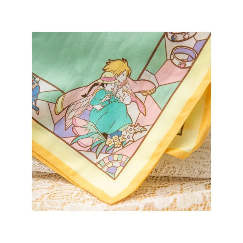 Maison Ghibli Outfits-Handkerchiefs Deep Green Wind Path - Howl'S Moving Castle