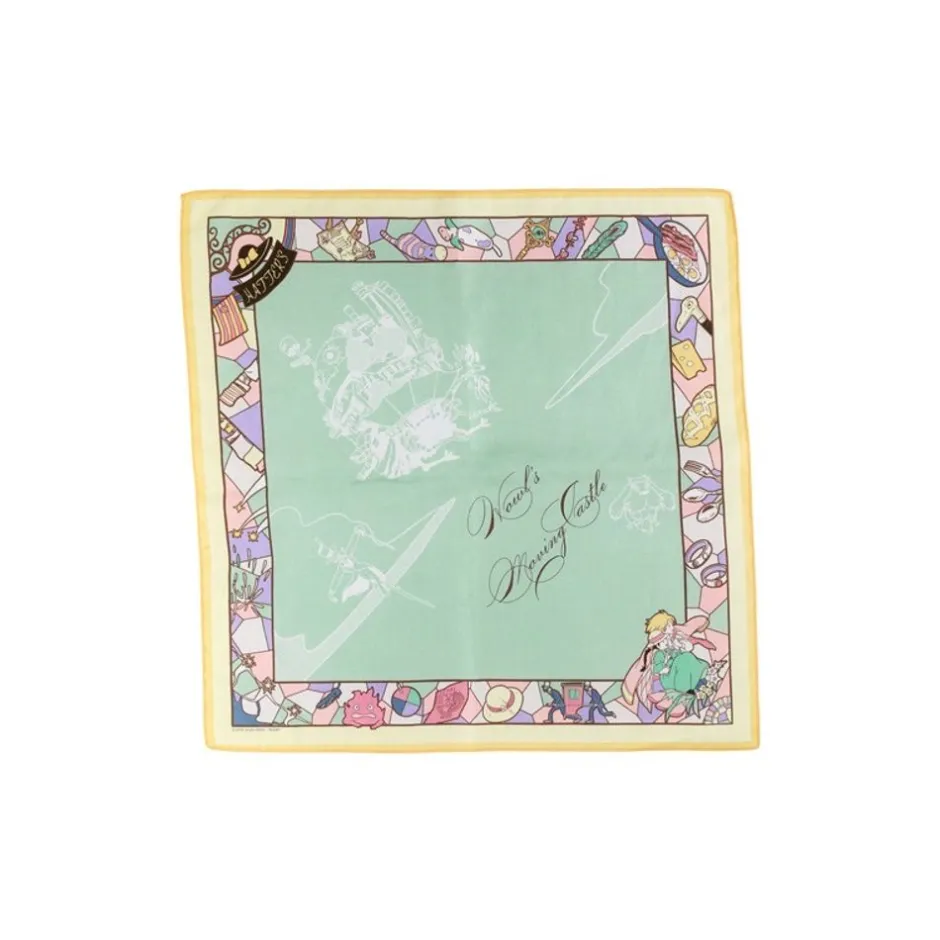 Maison Ghibli Outfits-Handkerchiefs Deep Green Wind Path - Howl'S Moving Castle
