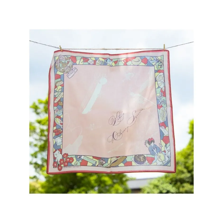 Maison Ghibli Outfits-Handkerchiefs Red Wind Path - Kiki'S Delivery Service