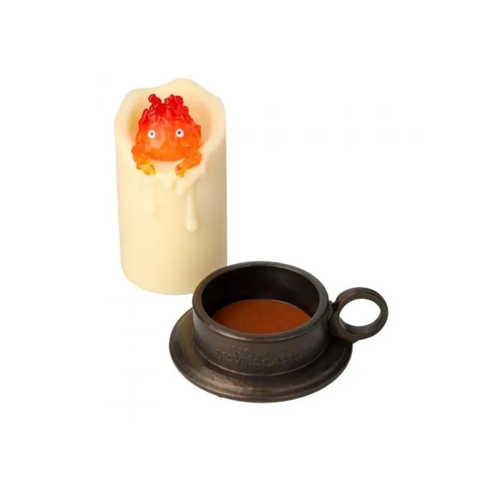 Maison Ghibli Statues-Illuminated Calcifer & Candle Statue - Howl'S Moving Castle