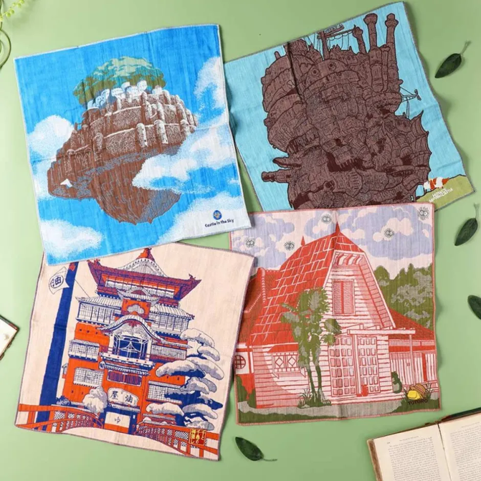 Maison Ghibli Outfits-Imabari Handkerchief Arubaya'S Palace 40X40 Cm - Spirited Away