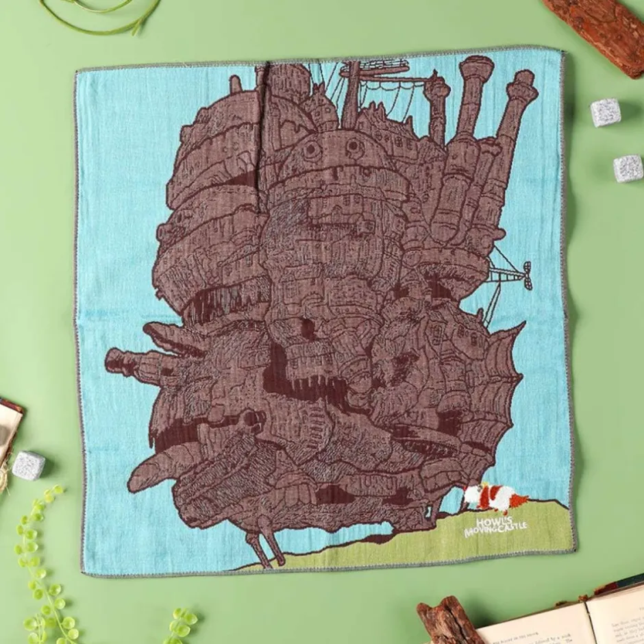 Maison Ghibli Outfits-Imabari Handkerchief Hauru'S Castle 40X40 Cm - Howl'S Movingcastle
