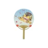 Maison Ghibli Accessories-Japanese Bamboo Fan Catbus And Dragonfly - My Neighbor Totoro