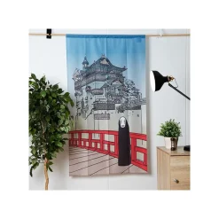 Maison Ghibli Wall Decoration-Japanese Curtain Aburaya & No Face - Spirited Away