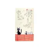 Maison Ghibli Wall Decoration-Japanese Curtain Jiji And His Kids - Kiki'S Delivery Service