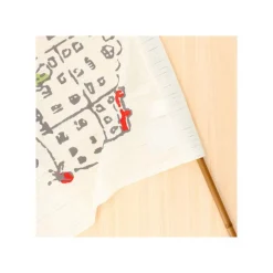 Maison Ghibli Wall Decoration-Japanese Curtain Jiji And His Kids - Kiki'S Delivery Service
