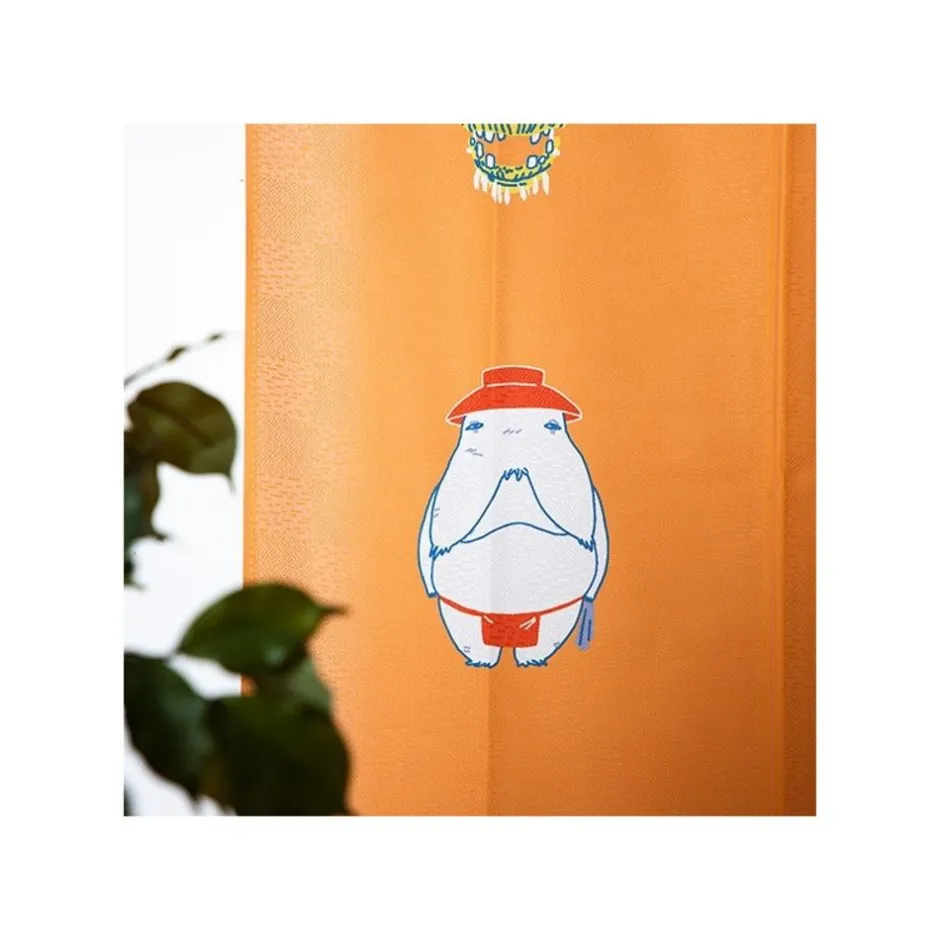Maison Ghibli Wall Decoration-Japanese Curtain Kichijo Yellow - Spirited Away