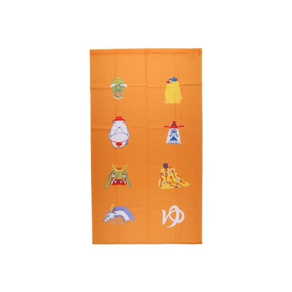 Maison Ghibli Wall Decoration-Japanese Curtain Kichijo Yellow - Spirited Away