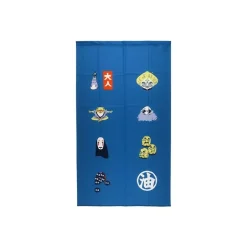 Maison Ghibli Wall Decoration-Japanese Curtain Kichijo Blue - Spirited Away
