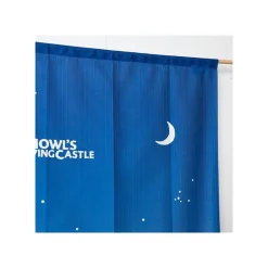 Maison Ghibli Wall Decoration-Japanese Curtain Moonlit Night - Howl'S Moving Castle