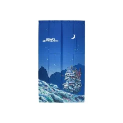 Maison Ghibli Wall Decoration-Japanese Curtain Moonlit Night - Howl'S Moving Castle