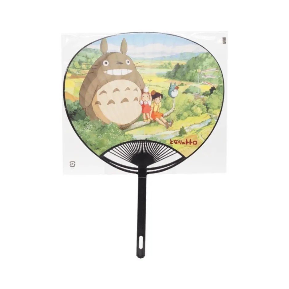Maison Ghibli Accessories-Japanese Fan Satsuki & Mei - My Neighbor Totoro