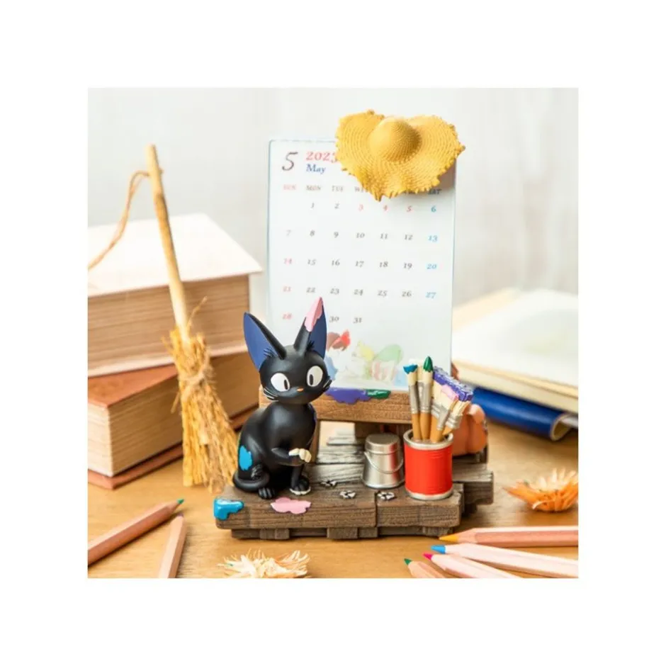 Maison Ghibli Decoration-Jiji Easel Diorama & Calendar - Kiki'S Delivery Service