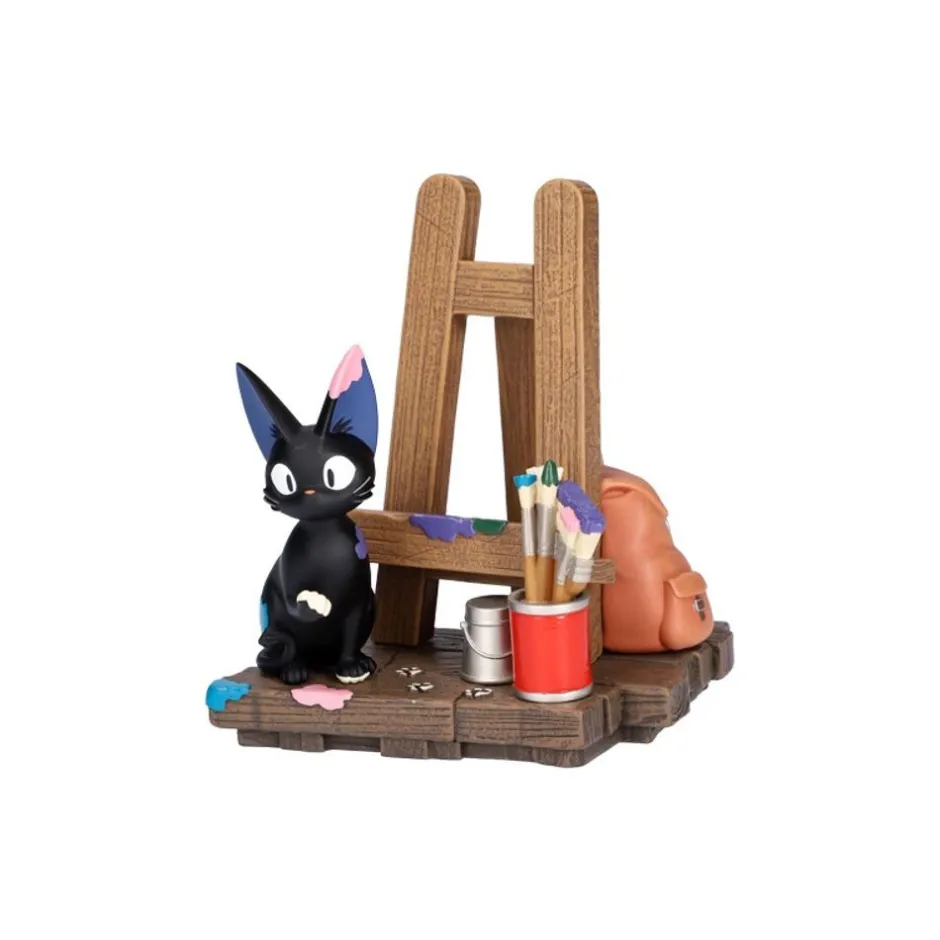 Maison Ghibli Decoration-Jiji Easel Diorama & Calendar - Kiki'S Delivery Service