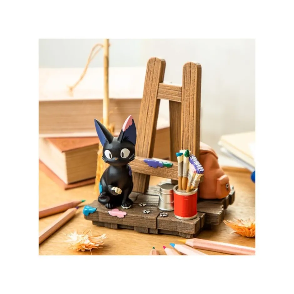 Maison Ghibli Decoration-Jiji Easel Diorama & Calendar - Kiki'S Delivery Service