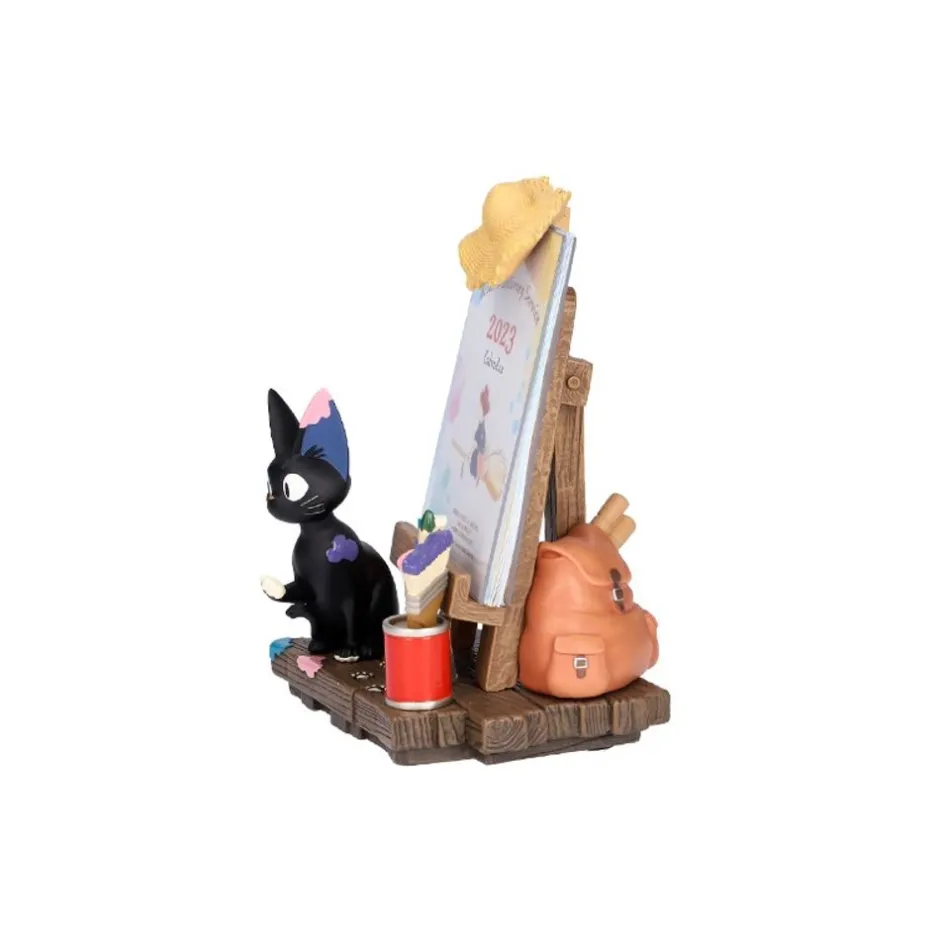 Maison Ghibli Decoration-Jiji Easel Diorama & Calendar - Kiki'S Delivery Service