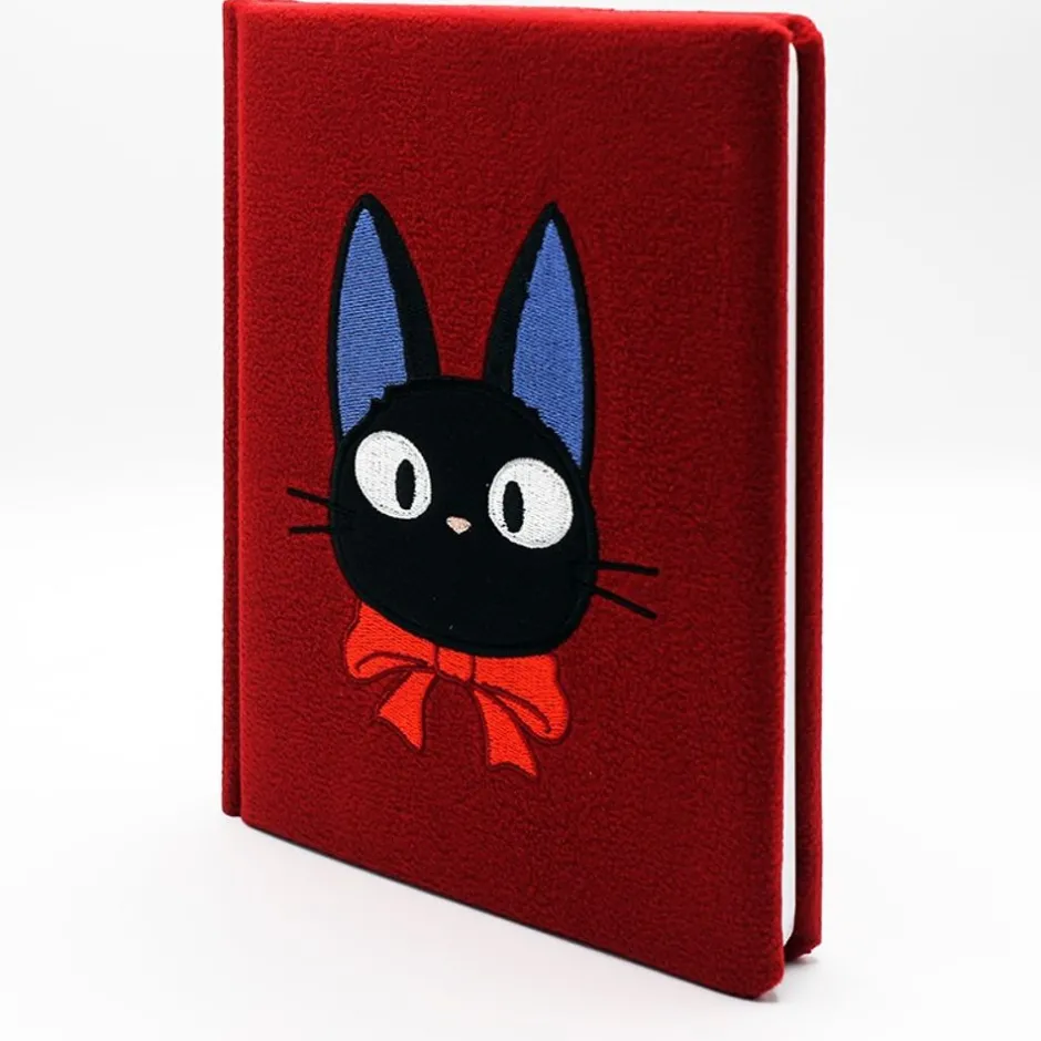 Maison Ghibli Notebooks And Notepads-Jiji Plush Journal - Kiki'S Delivery Service