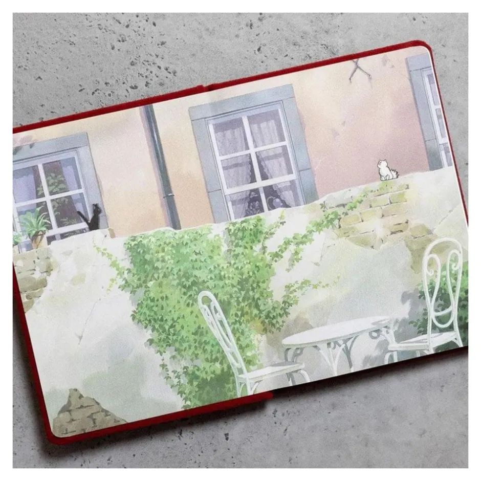Maison Ghibli Notebooks And Notepads-Jiji Plush Journal - Kiki'S Delivery Service