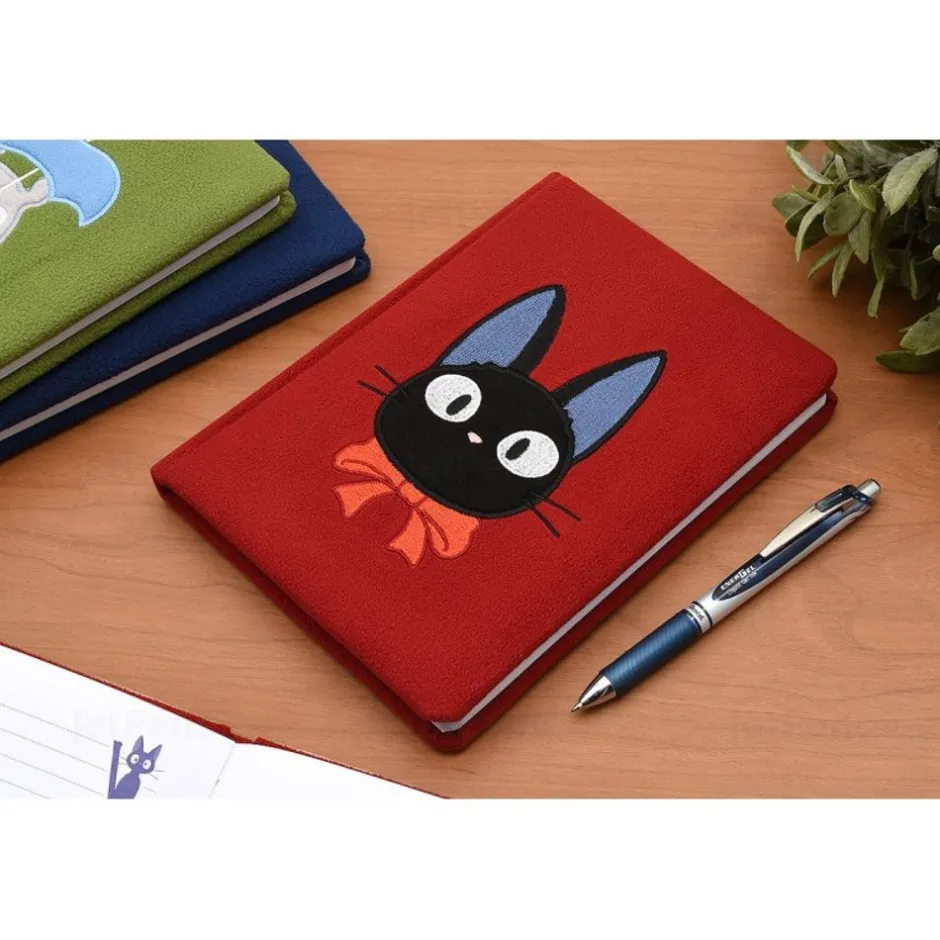 Maison Ghibli Notebooks And Notepads-Jiji Plush Journal - Kiki'S Delivery Service