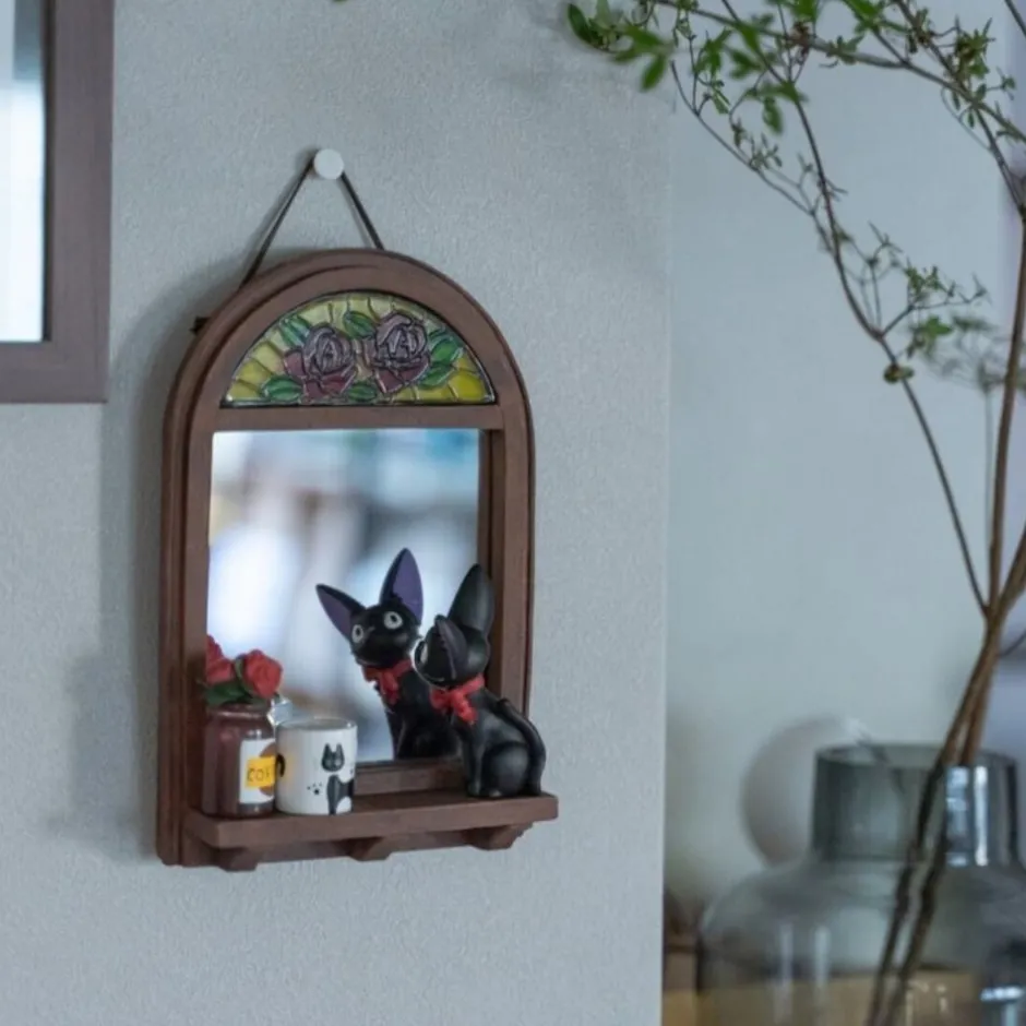 Maison Ghibli Decoration-Jiji Stand Mirror - Kiki'S Delivery Service