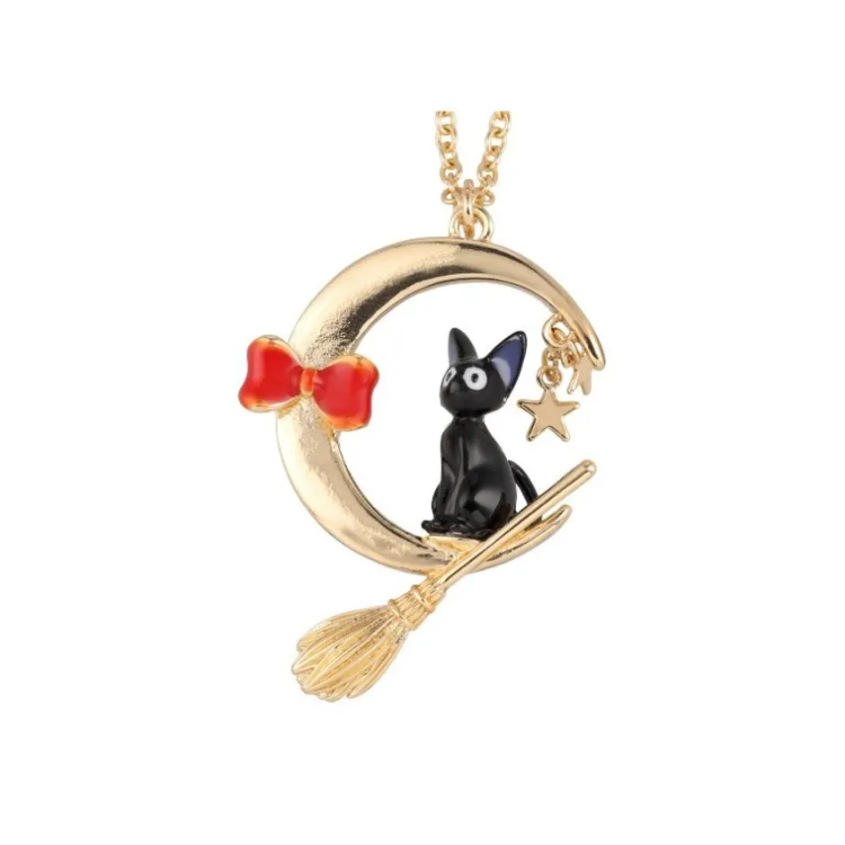 Maison Ghibli Jewellery-Jiji With Moon Necklace - Kiki'S Delivery Service