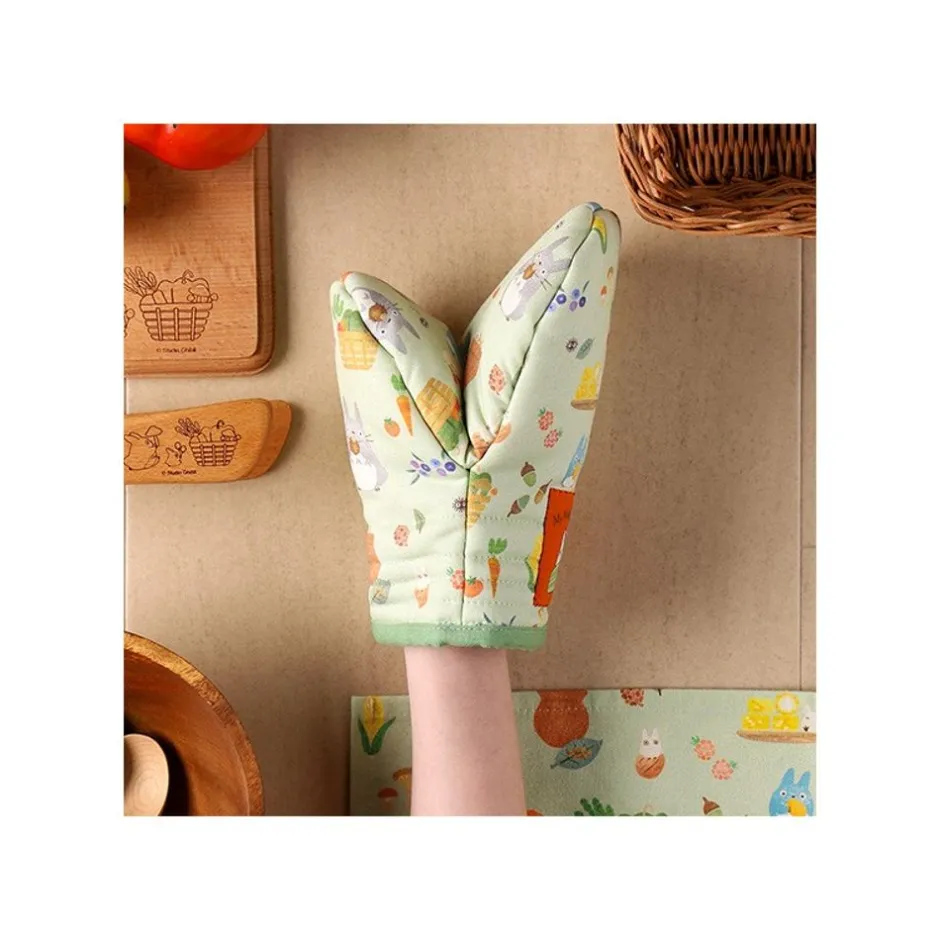 Maison Ghibli Kitchenware-Kawai Oven Glove Forest - My Neighbor Totoro