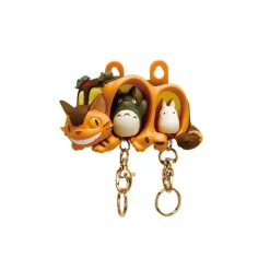 Maison Ghibli Keychains-Key Holder Cat Bus Et Totoro - My Neighbor Totoro