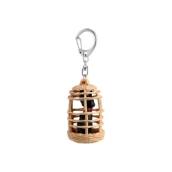Maison Ghibli Keychains-Keychain Jiji In Cage - Kiki'S Delivery Service
