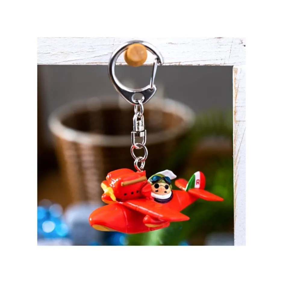 Maison Ghibli Keychains-Keychain Porco Rosso And Savoia - Porco Rosso