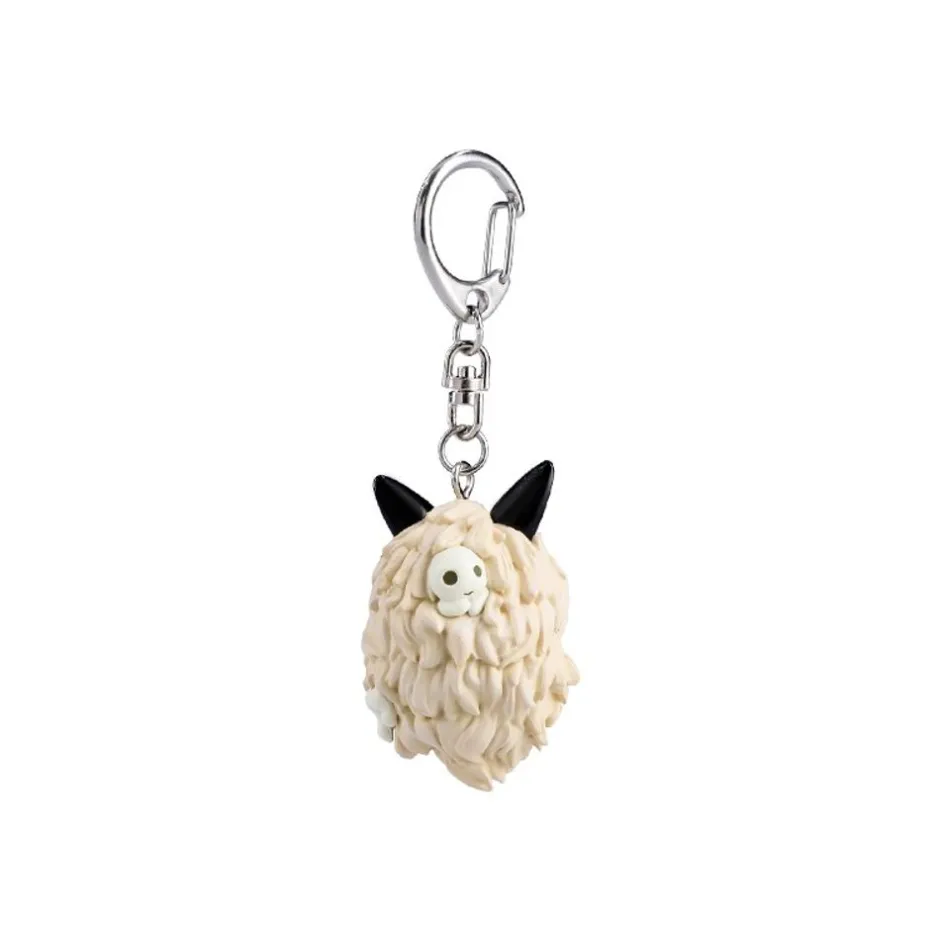 Maison Ghibli Keychains-Keychain San'S Mask And Kodama - Princess Mononoke