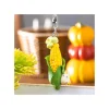 Maison Ghibli Keychains-Keychain Soot Sprite In Corn With Totoro - My Neighbor Totoro